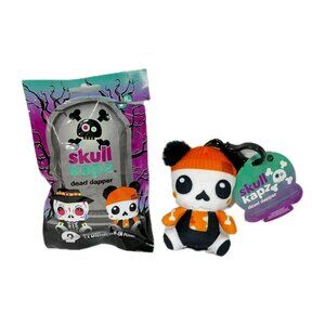 Skull Kapz Dead Dapper 4.5" CUBZ Mini Plush Clip-On